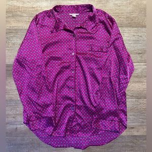 Victorias Secret Silky Pajama Top